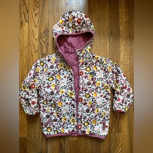 Patagonia Girls Reversible Puffer Jacket, Size 4T-5T